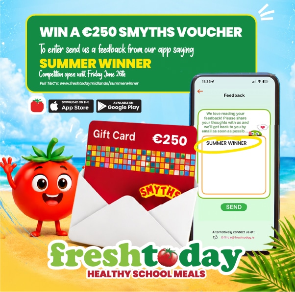 Fresh Today Summer Competition 2026 – Win a €250 Smyths Voucher! 🎉